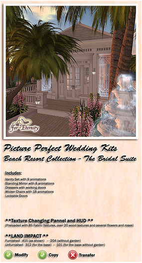 *VRD* Prefabs - Beach Resort Bridal Suite (boxed)