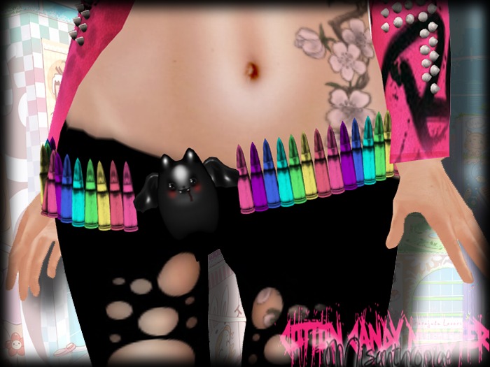 {C.C.M.} Bad Girl Bullet Belt - Pink