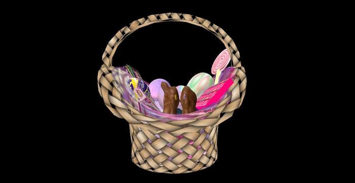 easter basket g/light