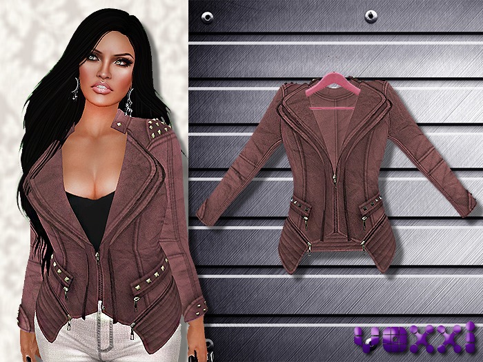 .::voxxi::. [Pam] Double Vest Jacket Old Rose