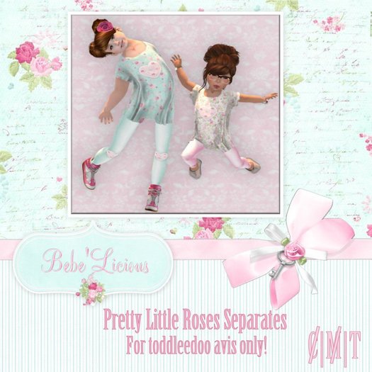 ~Bebe'Licious~ Pretty Little Roses Pink Kid