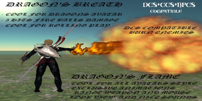 SH WEAPONS DRAGONS BREATH AND DRAGONS FLAMES