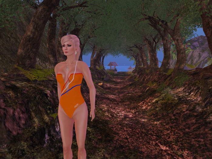 Piper Moda 'Rimini Oranj' swimsuit
