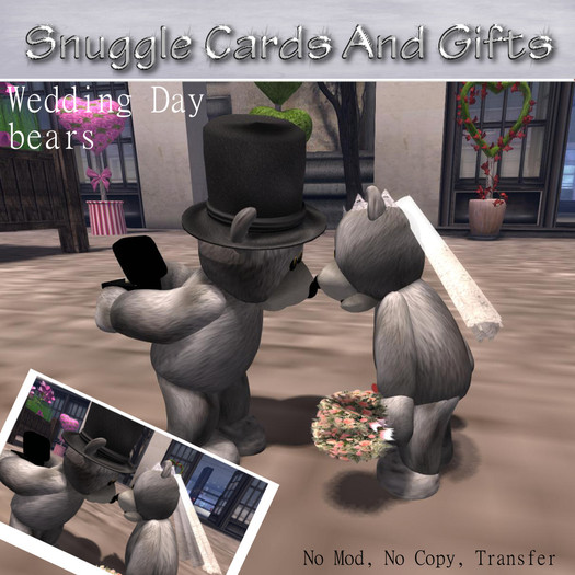 Wedding Day bears By Snuggles