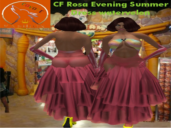 CF Rosa Evening Summer Dress watervelon