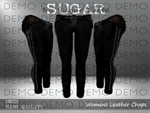 SUGAR - Womens Leather Chaps DEMO