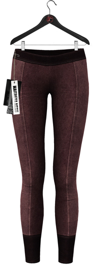 Maitreya Panel Leggings - V3 Oxblood