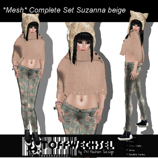 [Stoffwechsel] *Mesh Complete Set * Suzanna beige