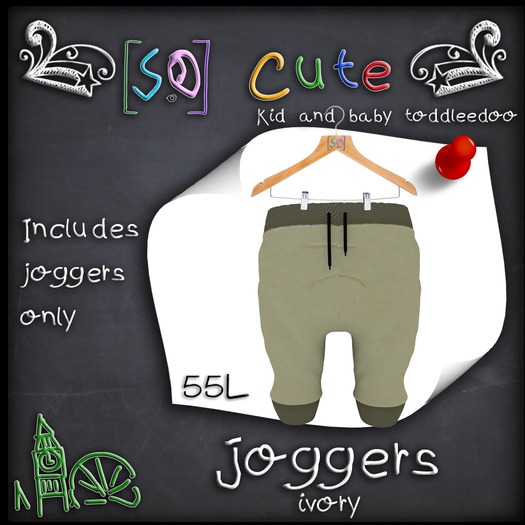 {s.o} joggers // red
