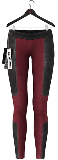 Maitreya Panel Leggings - V2 Sangria