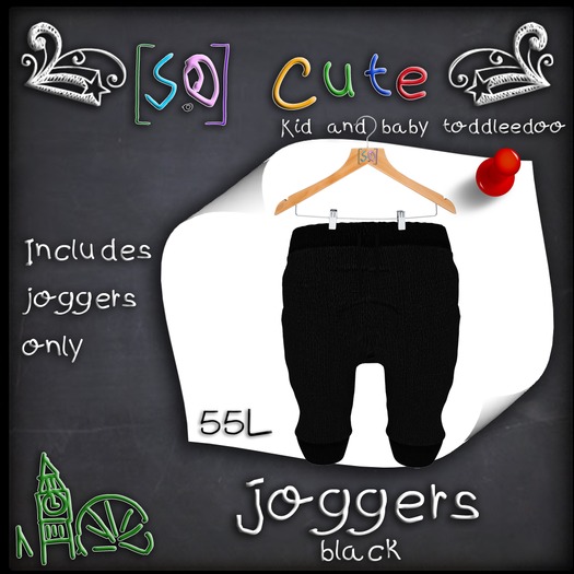 {s.o} joggers // red