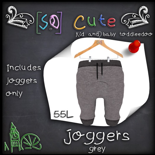 {s.o} joggers // red