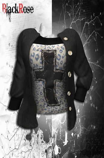BlackRose Cardigan Cross