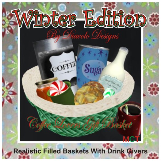 Coffee Lovers Gift Basket (Boxed)