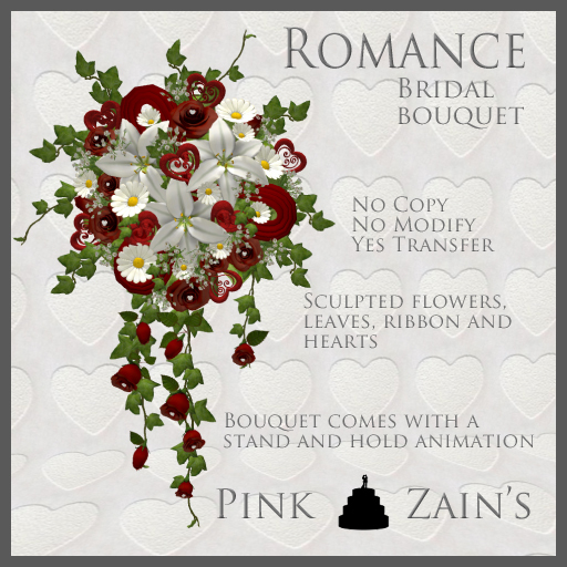 Romance Bridal Bouquet - Red