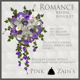 Romance Bridal Bouquet - Purple