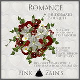 Romance Bridesmaid Bouquet - Red