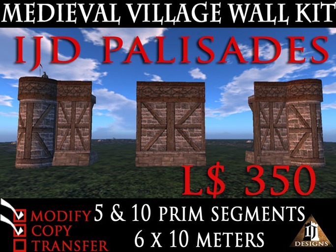 VILLAGE: MEDIEVAL VILLAGE WALL KIT 