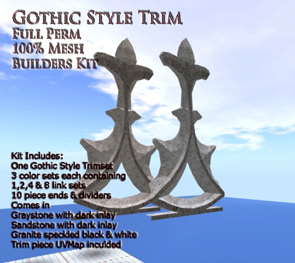 Gothic Trim Builders Set