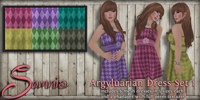 .: Somnia :. Argyluarian Dress Set 1 