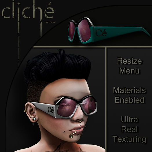 [CF] Starchild Glasses (cyan)