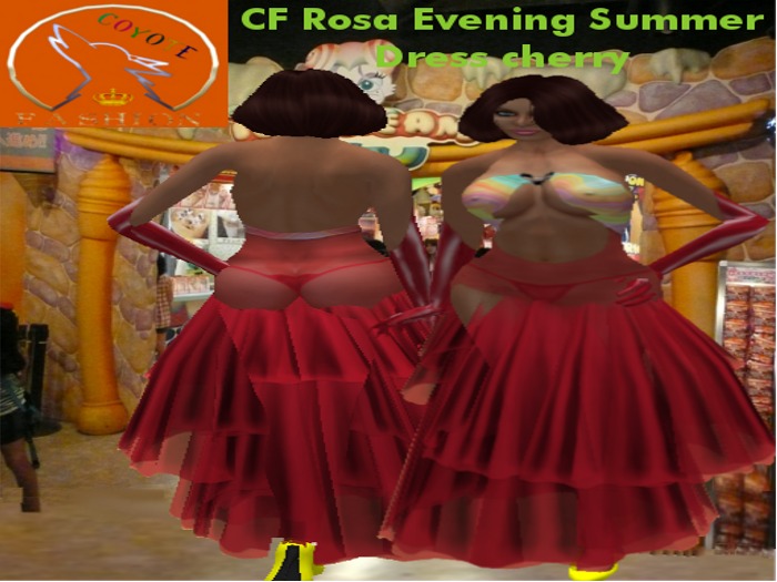 CF Rosa Evening Summer Dress cherry