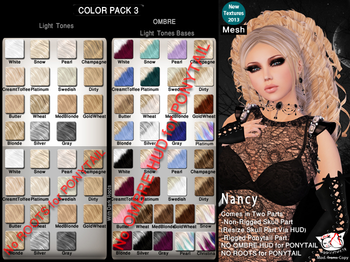 ^;^CaTwA^;^ Mesh Nancy Hair [3]