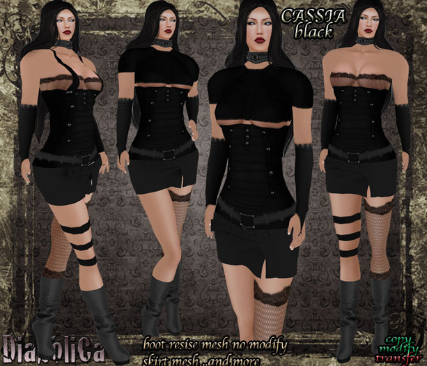 DIABOLICA -CASSIA black