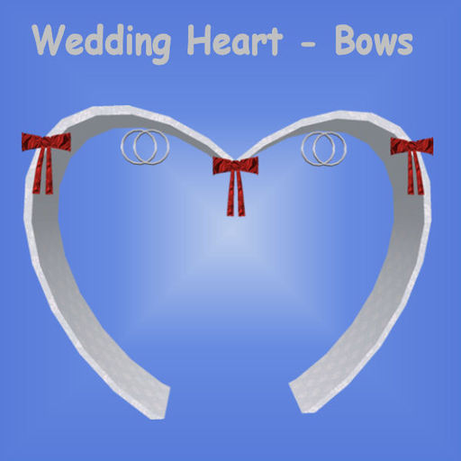<MS> Decos Wedding Heart-Bows