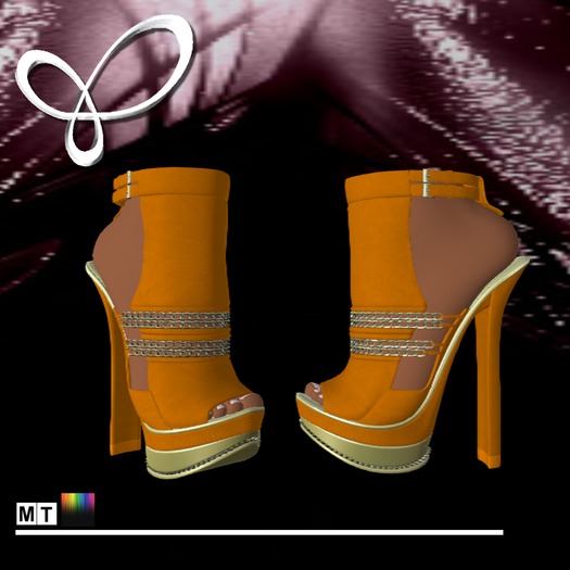 AFantasy Color Change Chain & Spike Heels