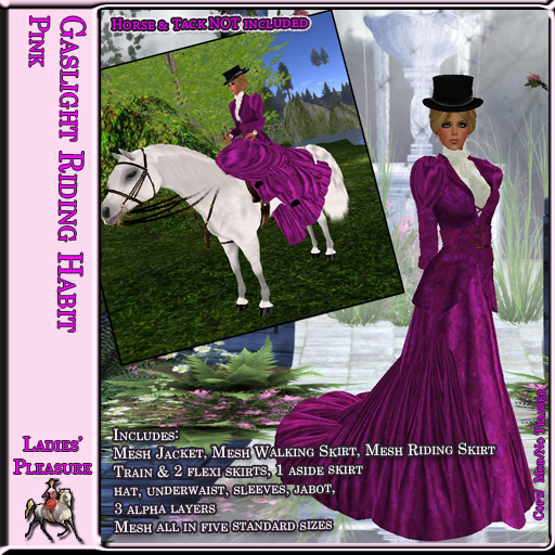 ~LP~ Gaslight Riding Habit BOXED Pink