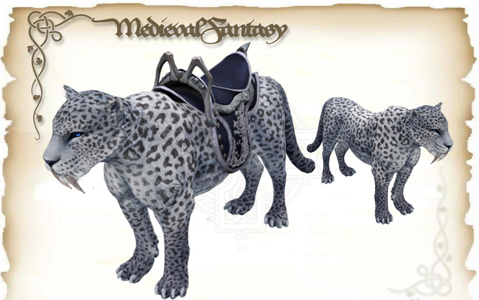 [MF] Mesh Snow leopard trophy (Boxed)