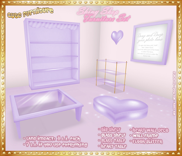 :*BABY*: Shiny Shop Set - Purple