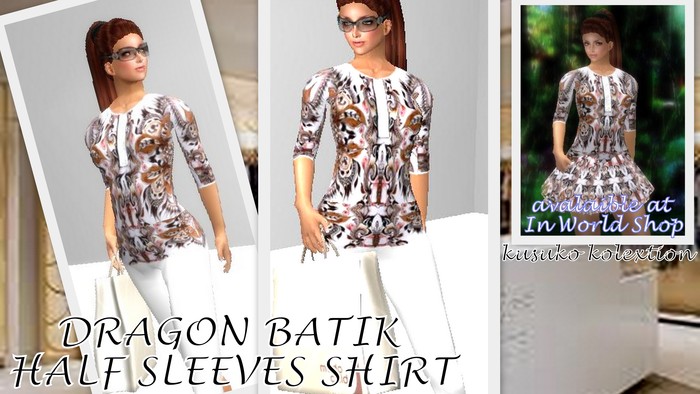 DRAGON BATIK HALF SLEEVES SHIRT