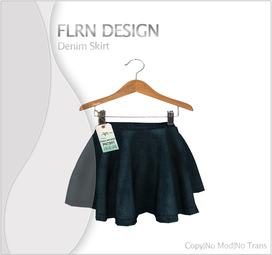 Denim Skirt Blue