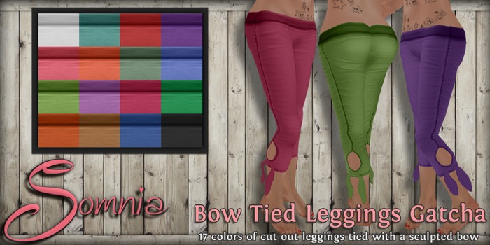 .: Somnia :. Bow Tied Leggings {Fat Pack} 