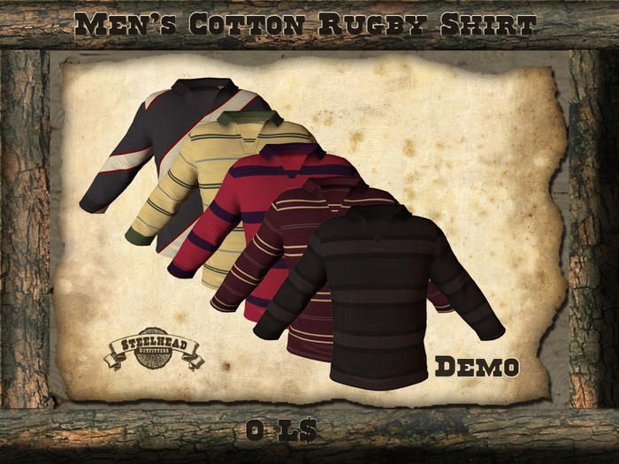 Steelhead Cotton Rugby Shirt - Demo