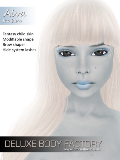 [DBF] Alva skin and shape Ice blue [BOX]