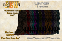 SEW-Full Perm-MI87150 Punk Skirt Leather