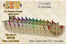 SEW-Full Permission Textures -MI87086-Neck-Corset- Roses