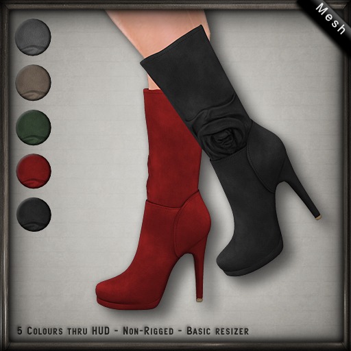 20.FIVE Mesh: Rose Heels