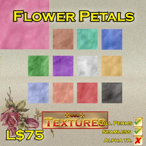 USC Textures - Flower Petals 