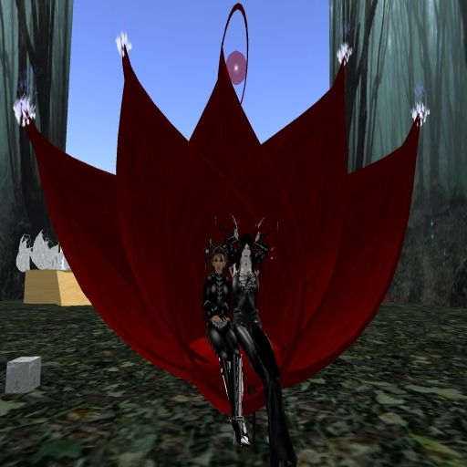 boxed Blood Krystal Wachter's Throne 13 prims 2 person sit