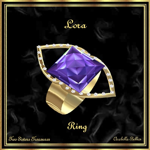 TST - LORA AMETHYST RING R YG.