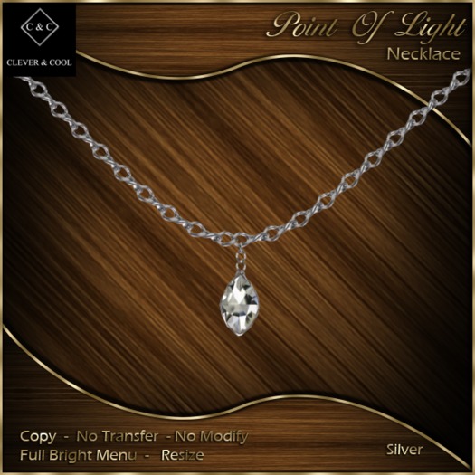 C&C - Point Of Light Necklace (V.2) - Silver