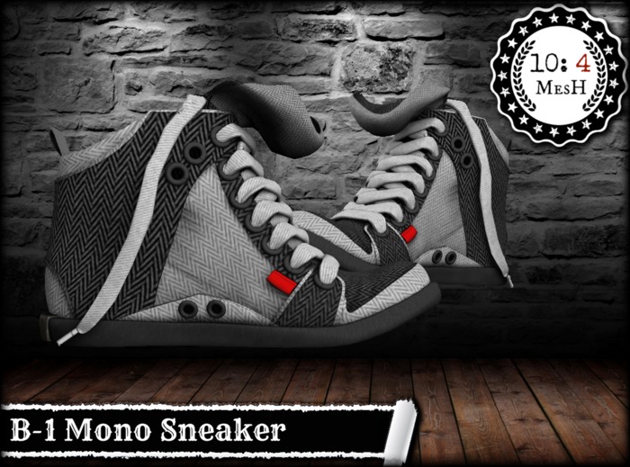 *10: 4 ~ MesH ~ Sneaker B-1 ~ Herringbone Mono ~