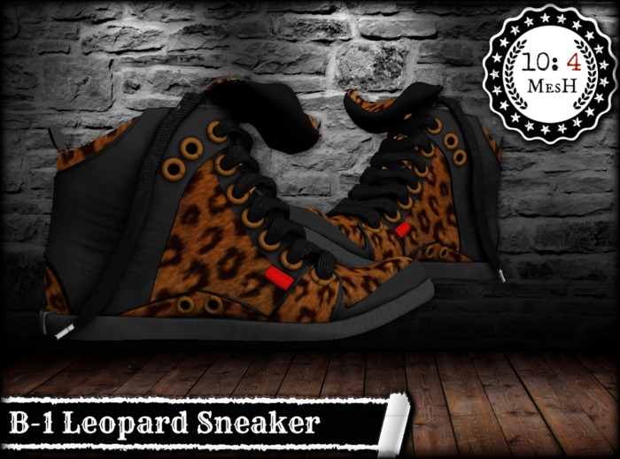 *10: 4 ~ MesH ~ Sneaker B-1 ~ Leopard ~