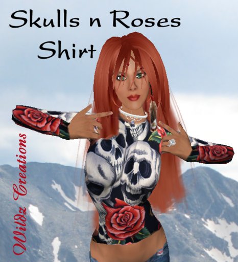 Skulls n Roses Shirt SLX