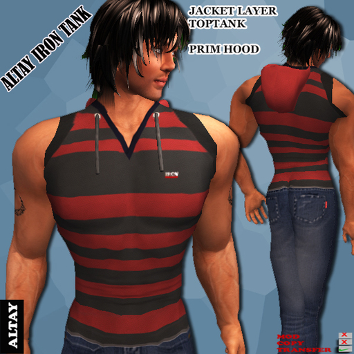 ALTAY IRON TANK RED LINE T-SHIRT