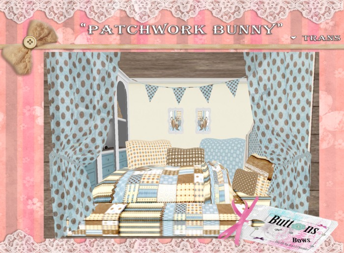 :BB: Camp bunk Patchwork Bunny